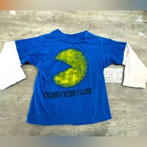 Pac-Man long sleeve blue top 24 months